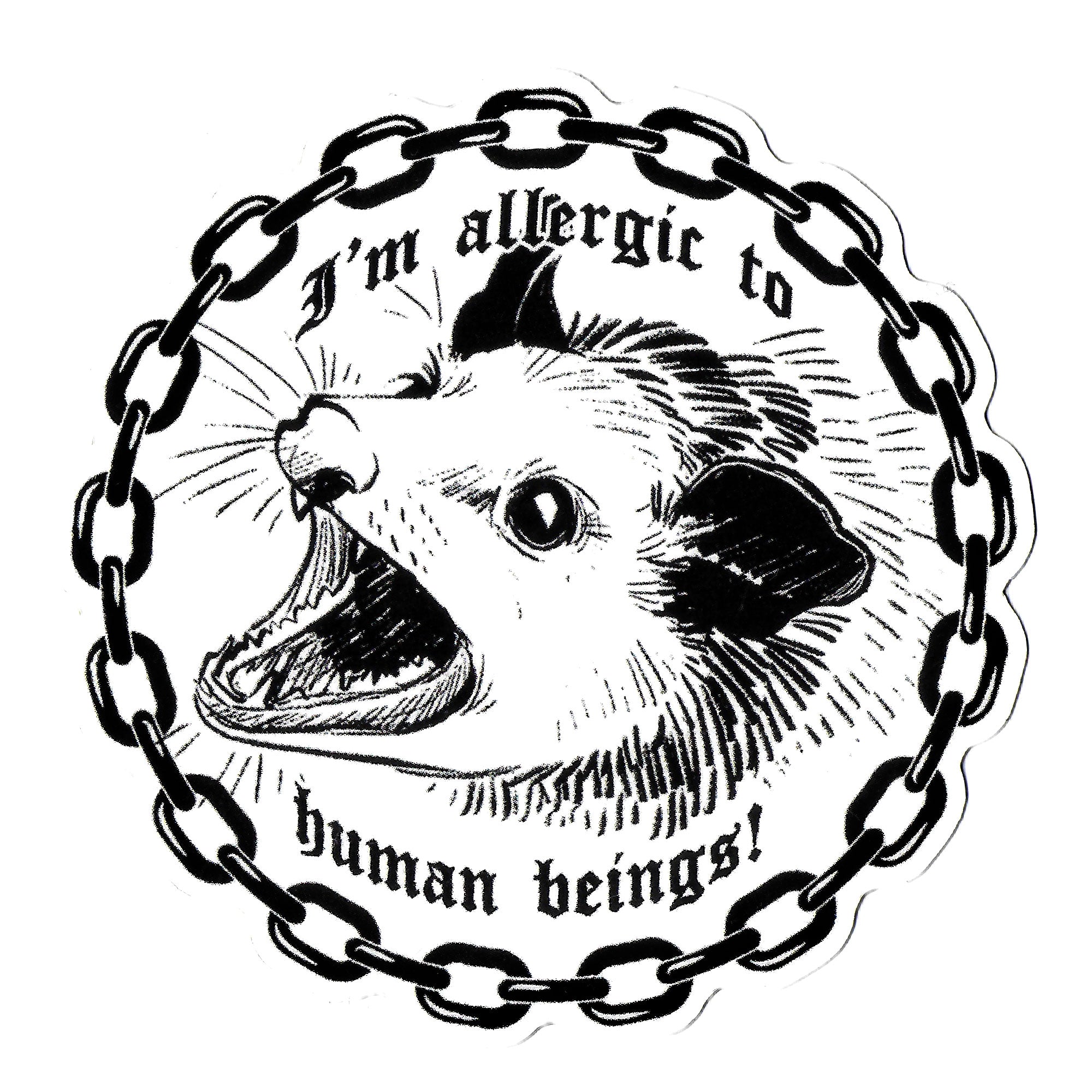 allergic-to-humans-sticker