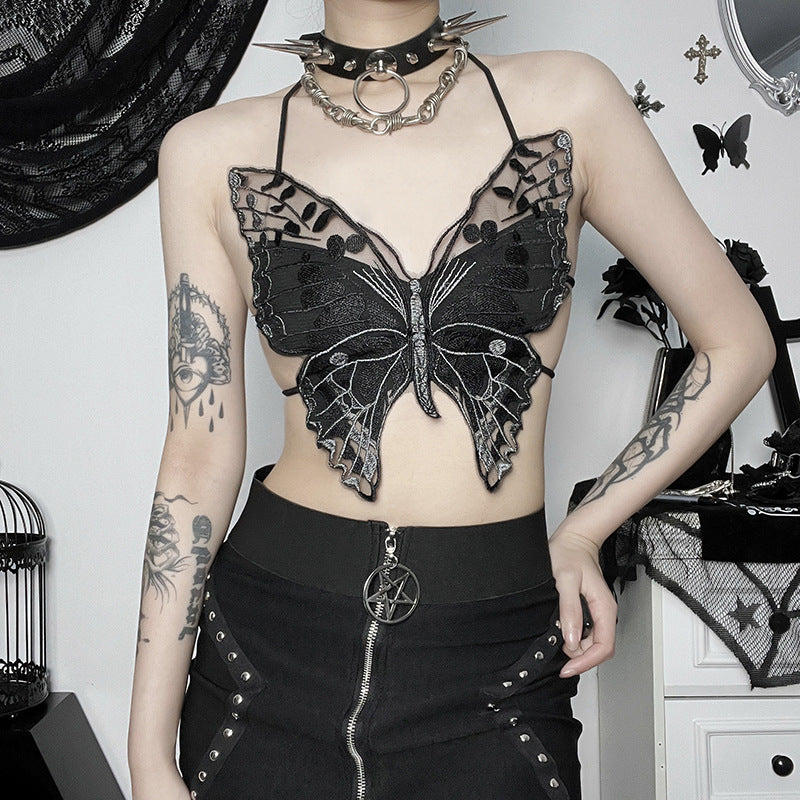 *新品* Butterfly Silk Touch Lace Top 新品* Butterfly Silk Touch Lace Top 【公式通販】