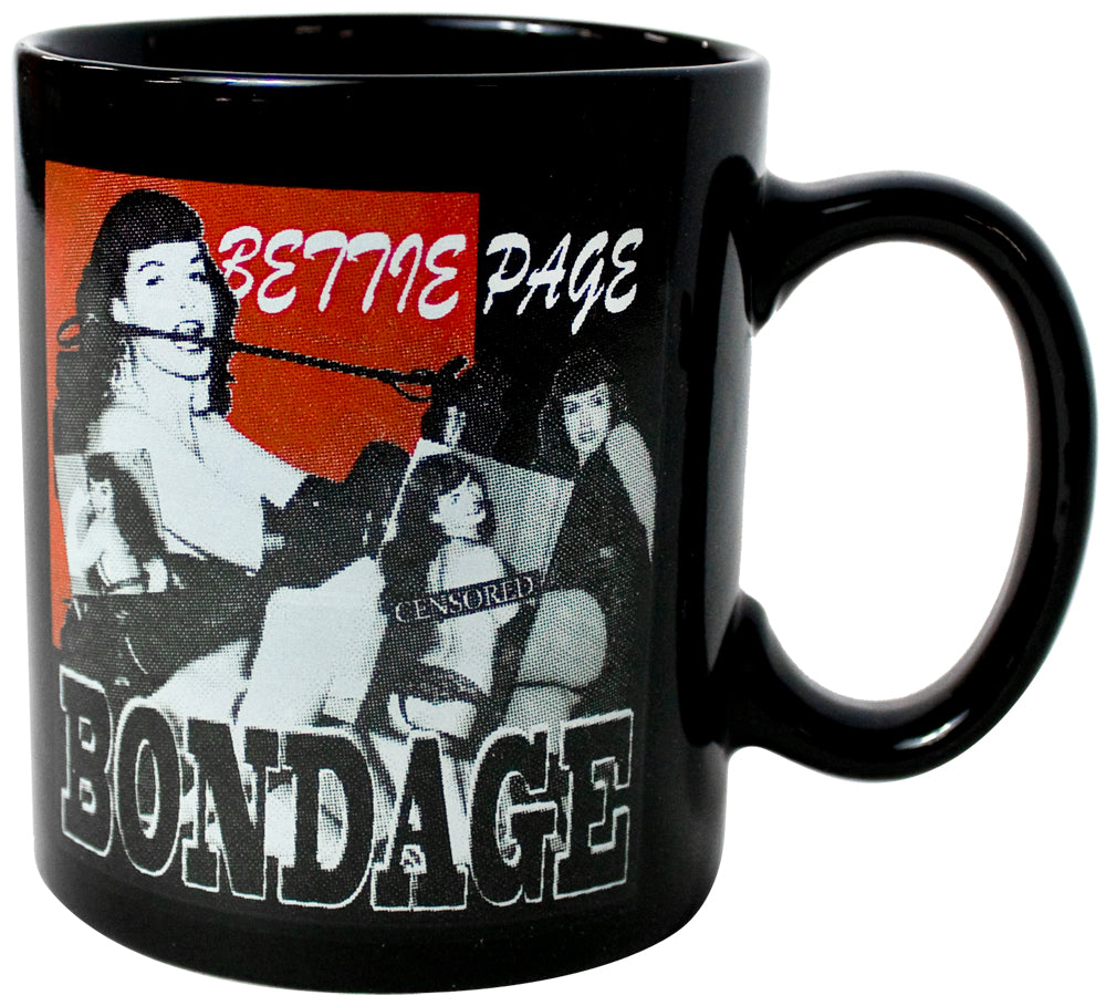 BETTIE PAGE BONDAGE COFFEE MUG