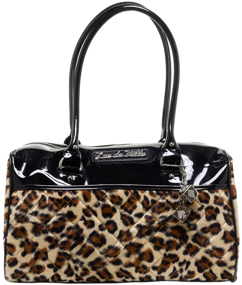 lux de ville leopard purse