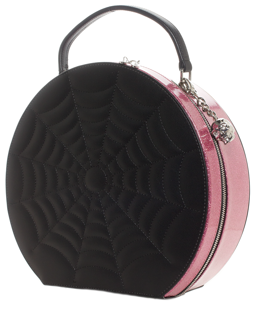 Lux de Ville Bag Purse Pink Sparkle Leopard