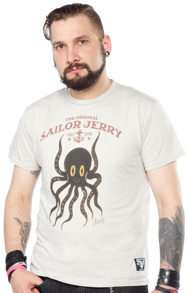 SAILOR JERRY Tattoo Octopus Kraken' Maternity T-Shirt