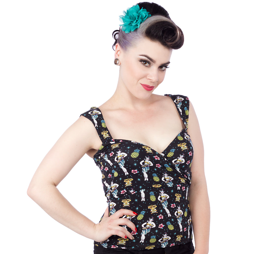 Sourpuss Tiki Party Top