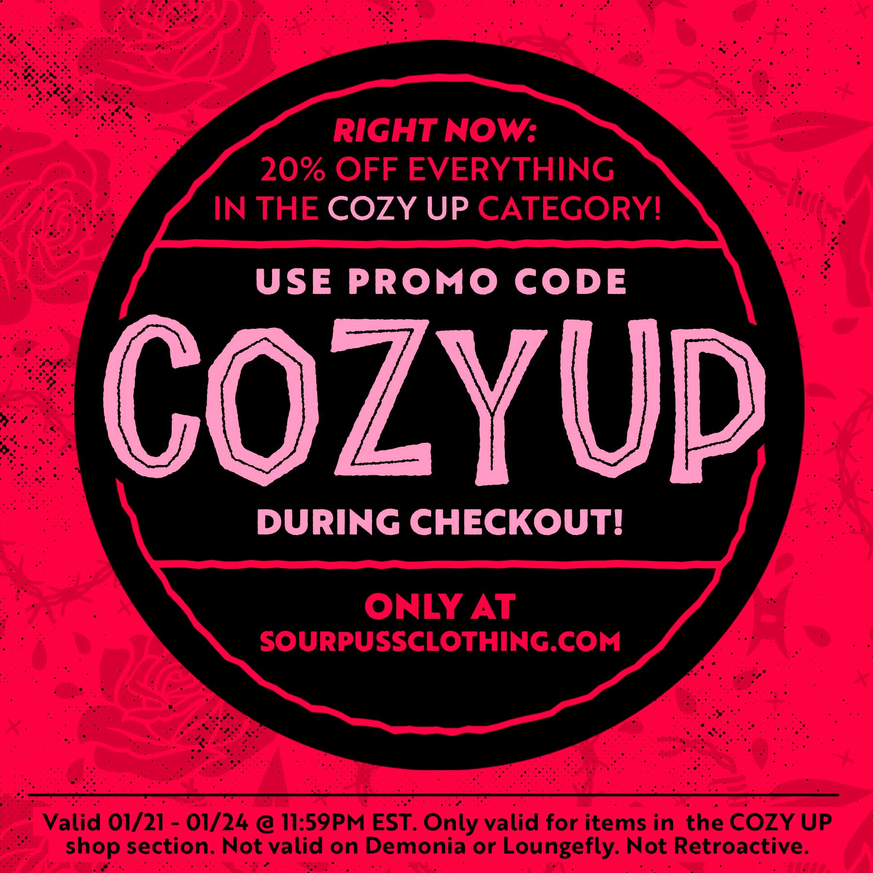 COZY UP SALE!