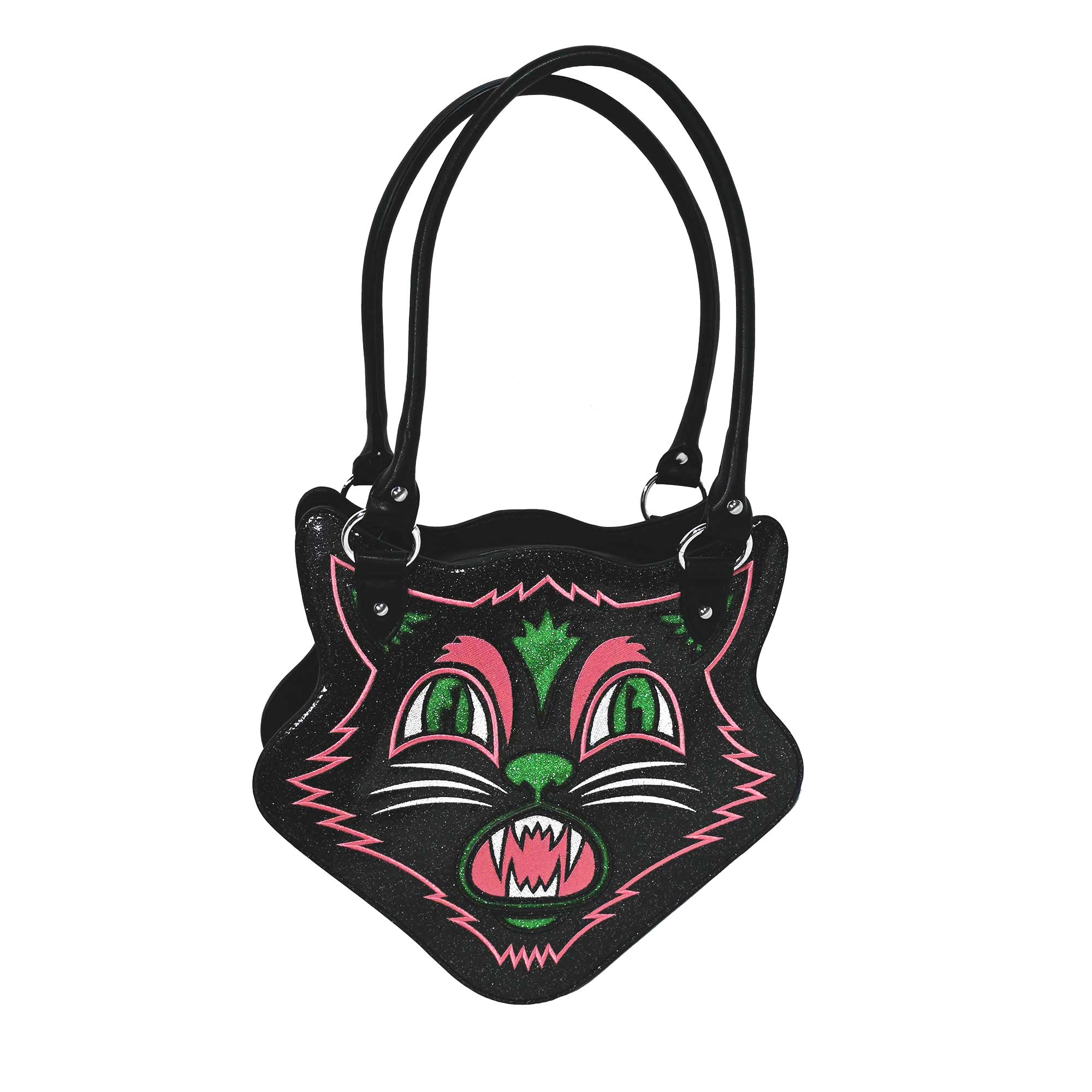 Midnight Cats Matinee Purse - RFID 3536 35 – Mala Leather Limited