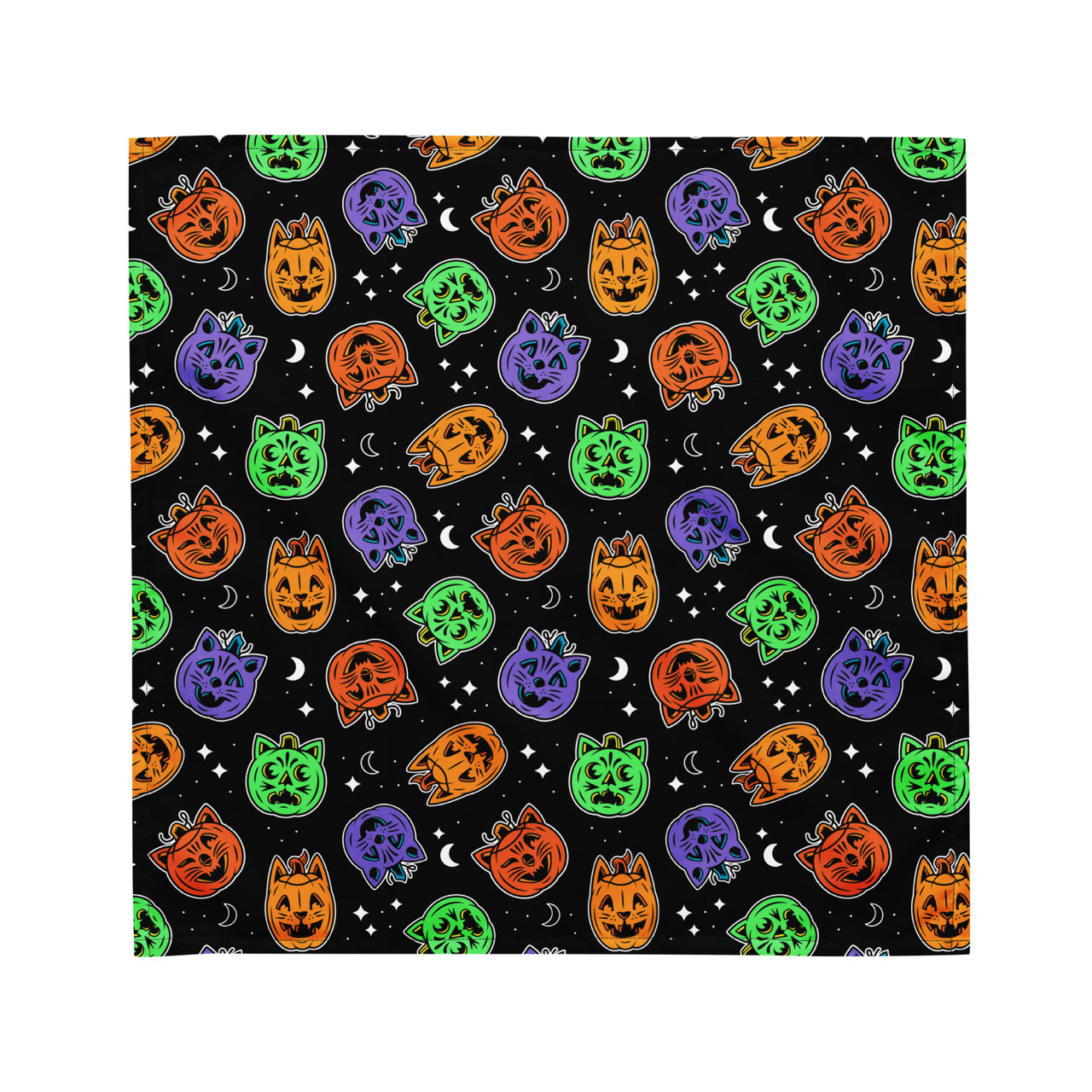 SOURPUSS CAT O LANTERNS BANDANA