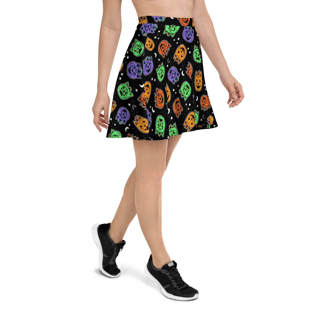 SOURPUSS CAT O LANTERNS SKATER SKIRT