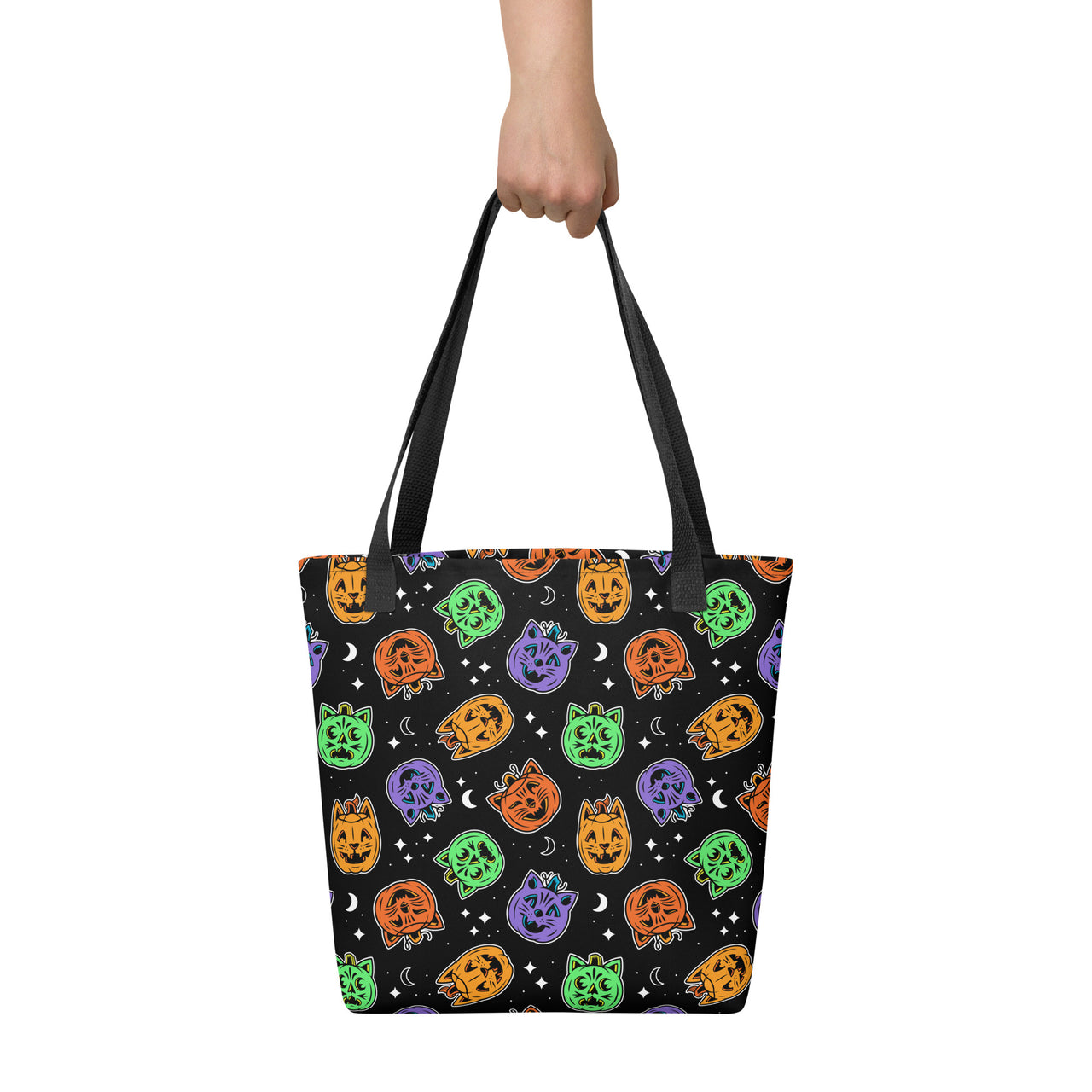 SOURPUSS CAT O LANTERNS TOTE BAG