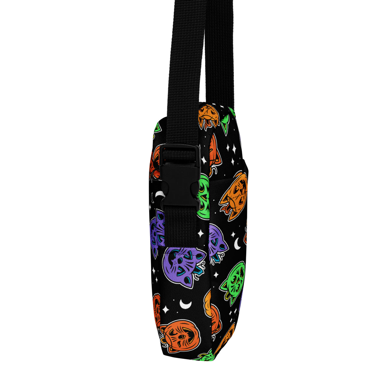 SOURPUSS CAT O LANTERNS CROSSBODY UTILITY BAG