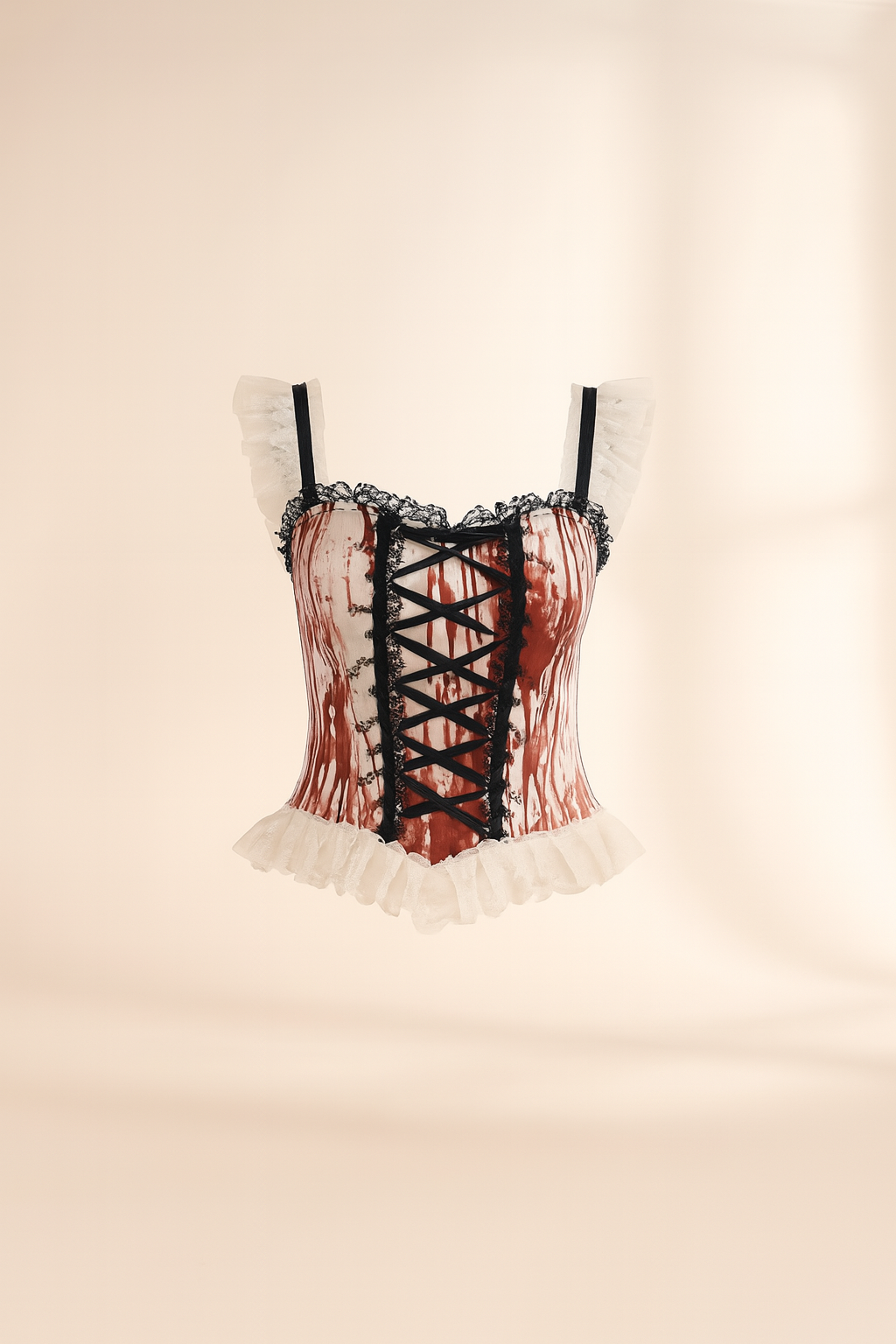 Blood Red Mary Gothic Tank Top