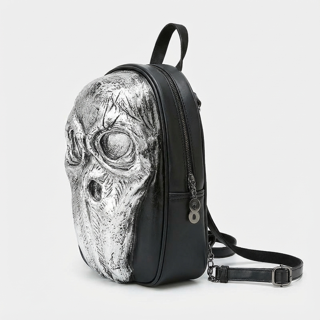 A Vintage Medieval-Style Backpack Designed Like a Plague Doctor'S Bag, Featuring a Bird Beak Design Made of Popular. This 3D Stereoscopic Backpack Is Suitable for Both Men And Women, Embodying a Fashionable New Trend with Rivet Punk And Gothic Casual Elem