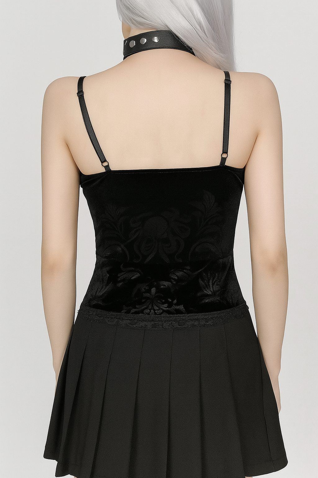 Vintage Dark Lace Gothic Top for Summer Wear