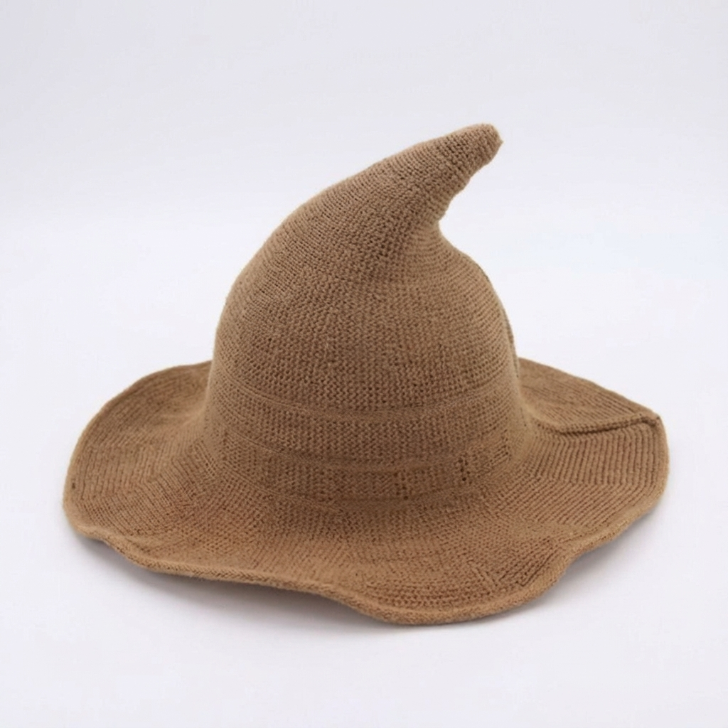 Gothic Witch-Inspired Velvet Knit Hat - Perfect for Halloween, Parties, And Friend Gifts! Suitable for Men And Women.