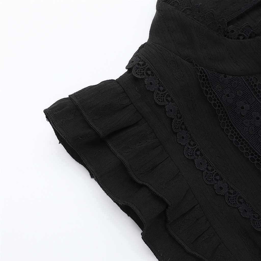 Gothic Witchcore Off-Shoulder Maxi Dress with Ruched Irregular Hem