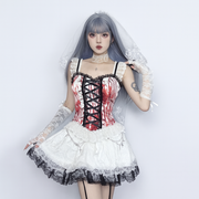 Blood Red Mary Gothic Tank Top