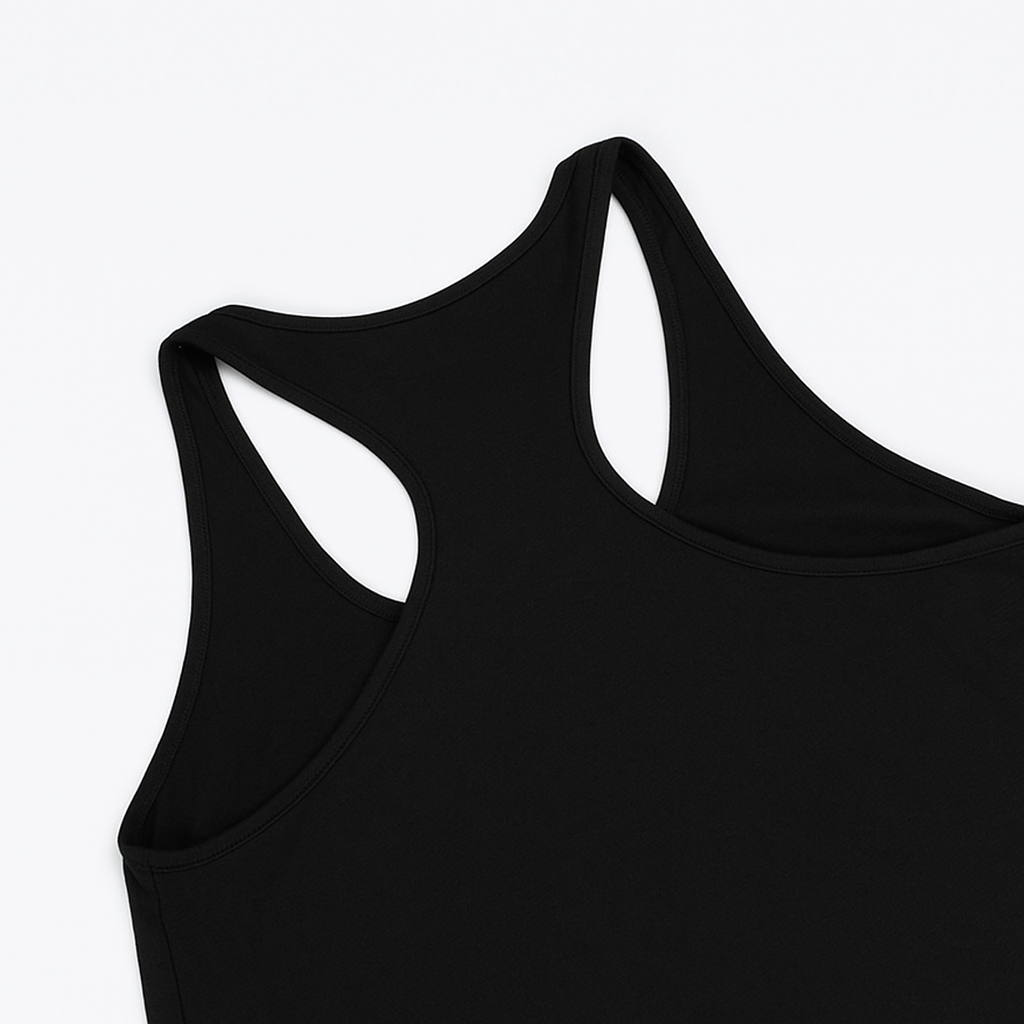 Gothic Skull Print Tank Top in Black Streetwear Style