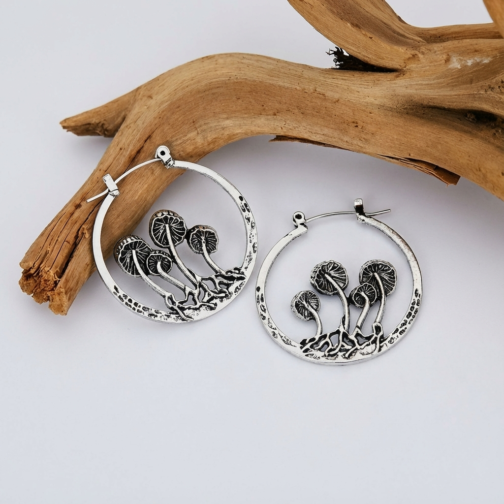 Gothic Hollow Mushroom Fashion Earrings Bohemian Style Women's Earrings Jewelry Gifts
