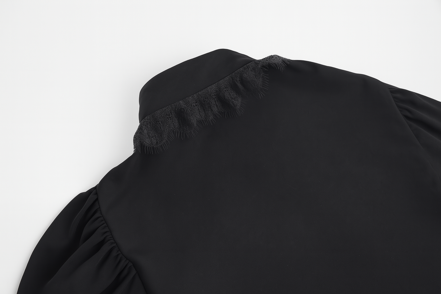 Lace Trimmed Dark Court Style Gothic Top