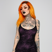 Seductive Dark Lace Bodycon Dress