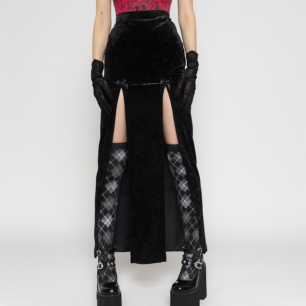 Gothic Lace Bell Sleeve Top