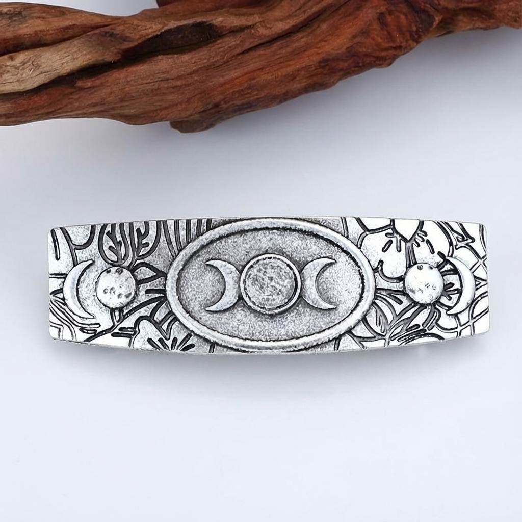 1pc Vintage Metal Hair Barrettes, Decorative Gothic Hair Clips Barrettes, Hair Pins Hair Accessories For Women Female