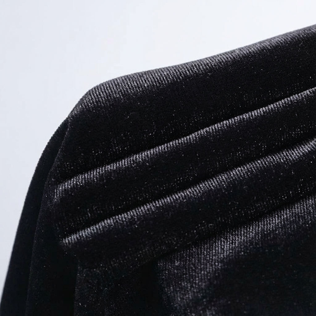 Gothic Lace Velvet Dress with High Slit and Bell Sleeves