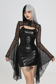 Spiderweb Lace Gothic Dress Set