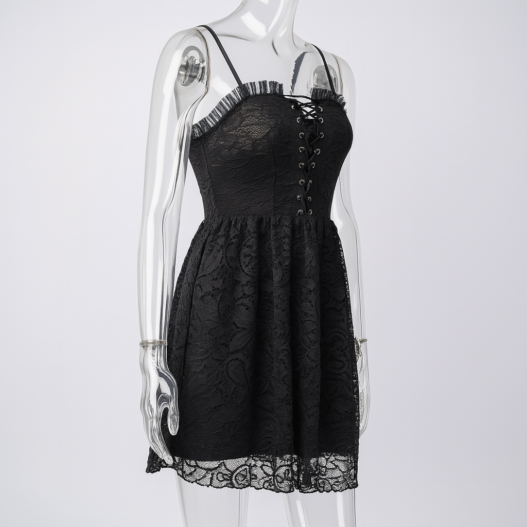 Gothic Lace Bell Sleeve Top