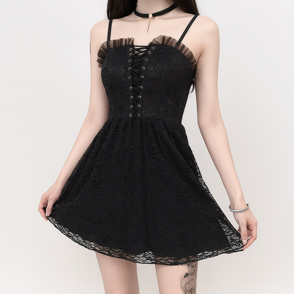 Gothic Lace Bell Sleeve Top