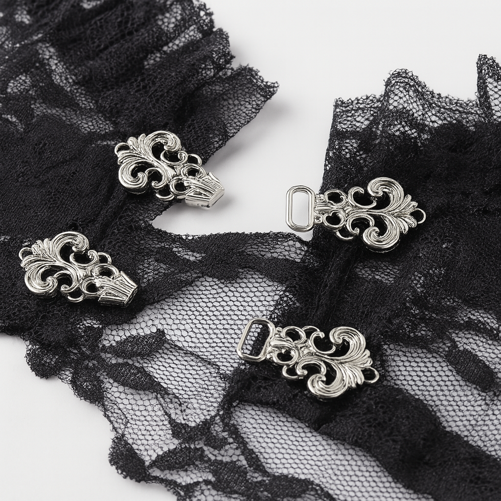 Gothic Lace Bell Sleeve Top