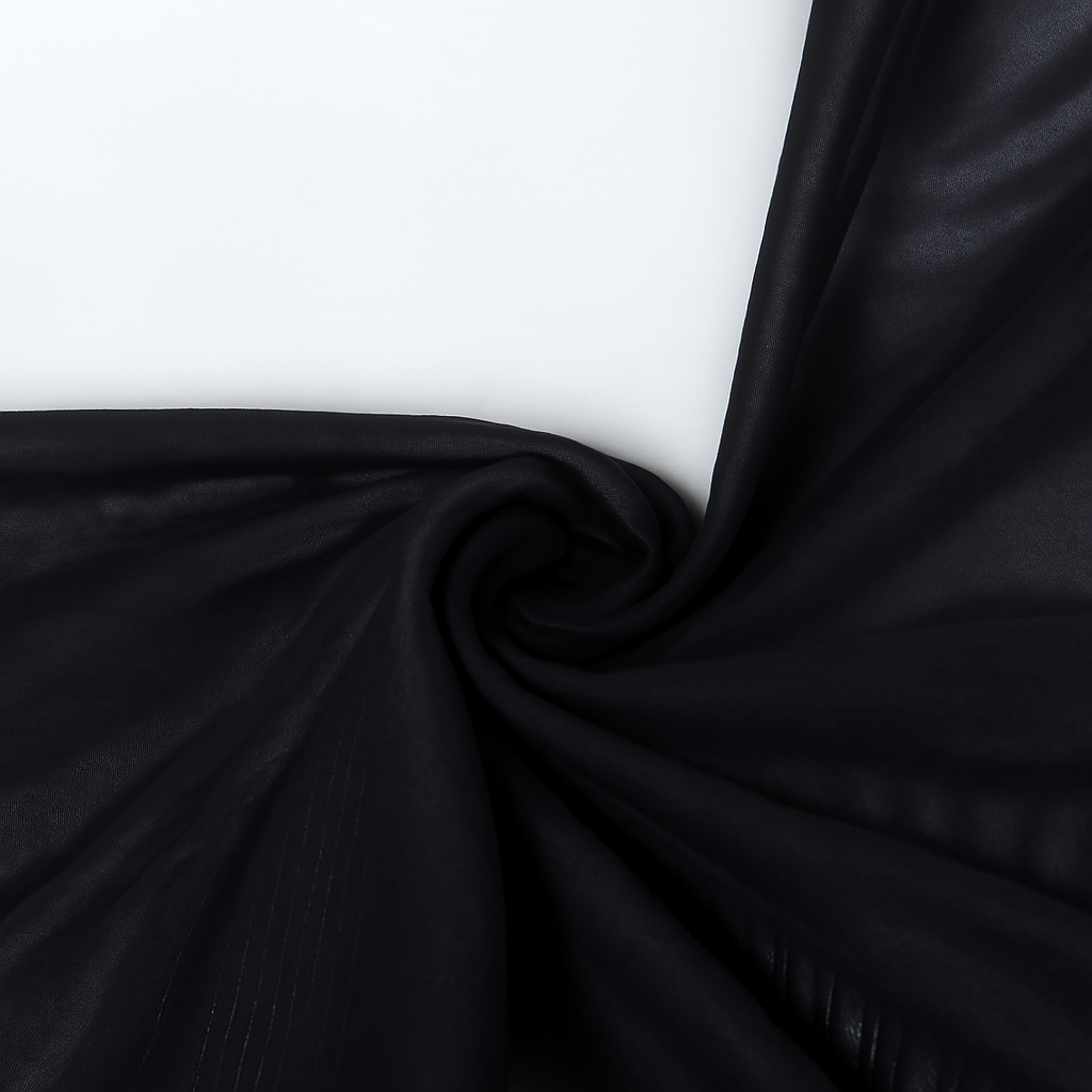 Black Lace Maxi Skirt with Sheer Design and Witchy Style