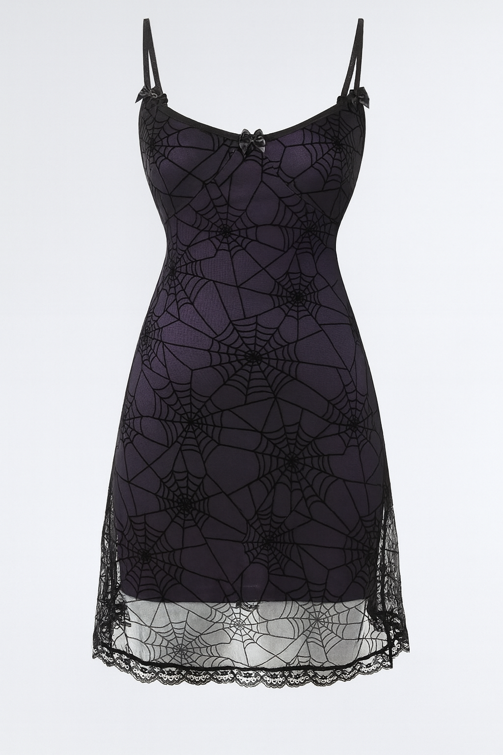 Seductive Dark Lace Bodycon Dress