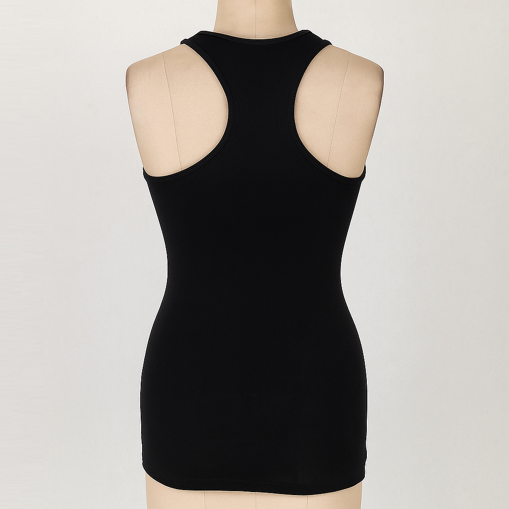 Gothic Skull Print Tank Top in Black Streetwear Style