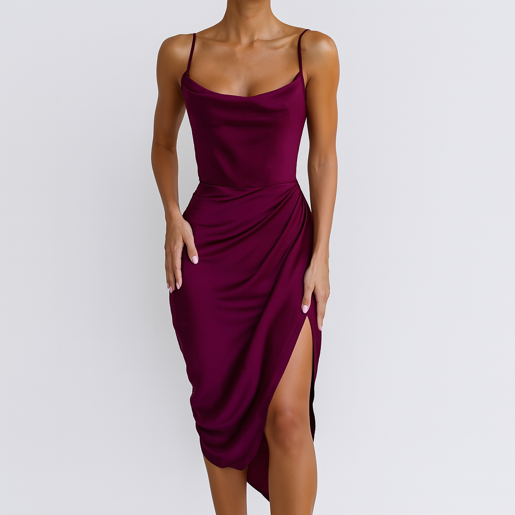 Gothic Ruffled Lace Mini Dress in Black Red and Burgundy