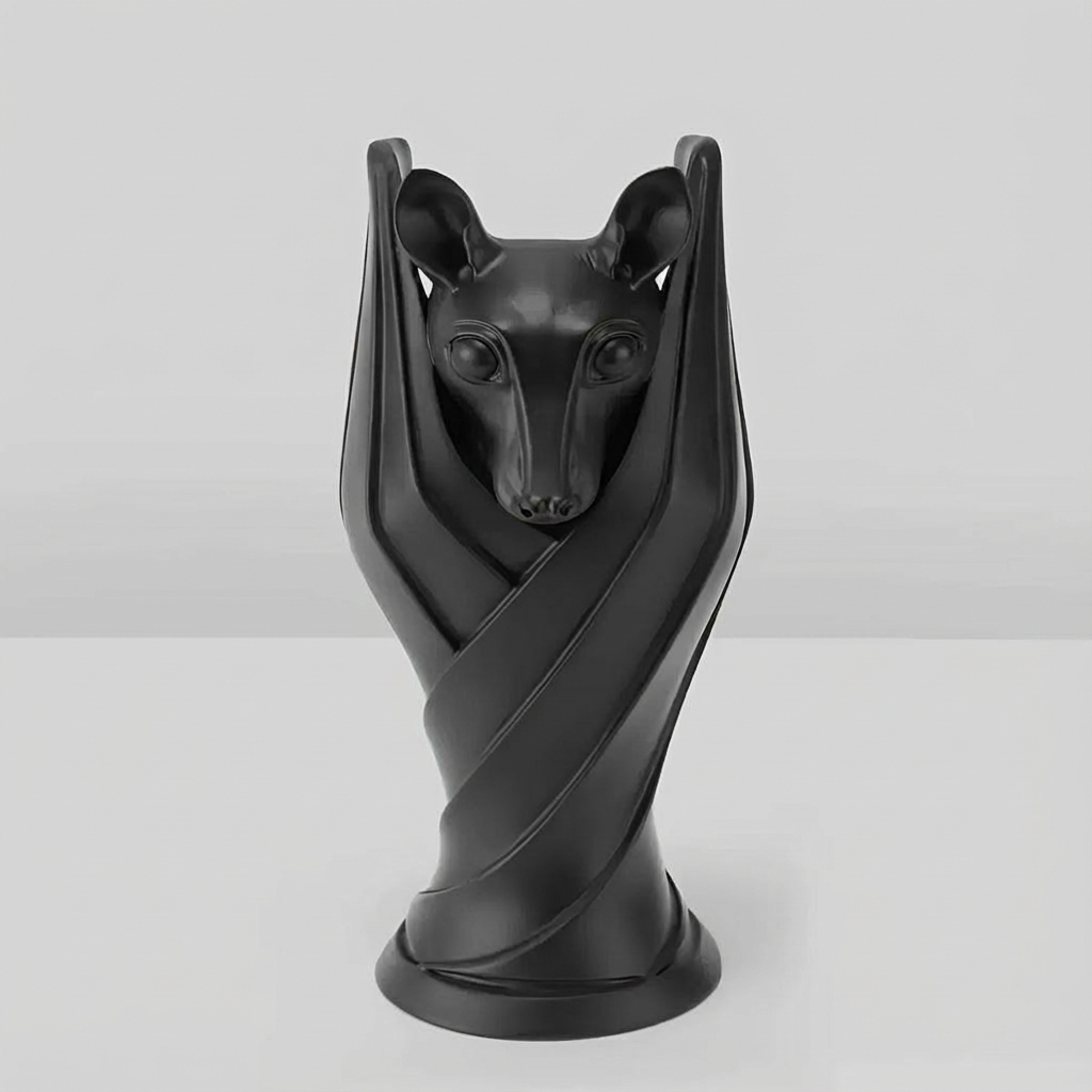 1pc Retro Gothic Bat Pen Holder - Lightweight Desktop Organizer with Intricate Bat Design, Durable Plastic Pen Storage for Home Office, Unique Holiday & Graduation Gift for Family Friends, Bat Decor And Accessories, Elegant Swirl Base, Textured Surface