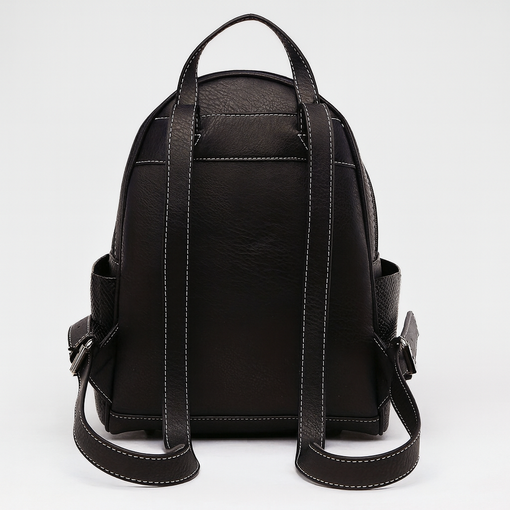 Gothic Skull Women Backpack with Matching Wallet Set