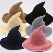 Gothic Witch-Inspired Velvet Knit Hat - Perfect for Halloween, Parties, And Friend Gifts! Suitable for Men And Women.