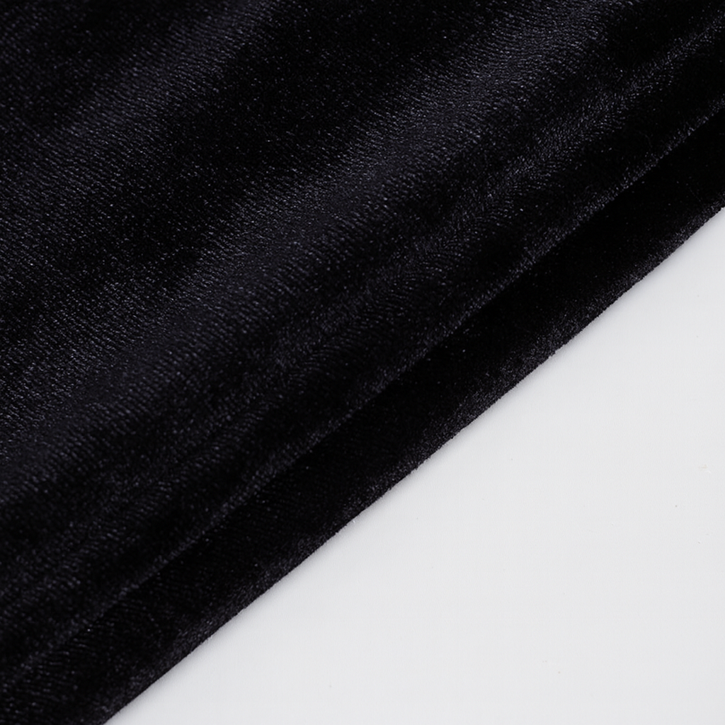 Gothic Ruffled Lace Mini Dress in Black Red and Burgundy