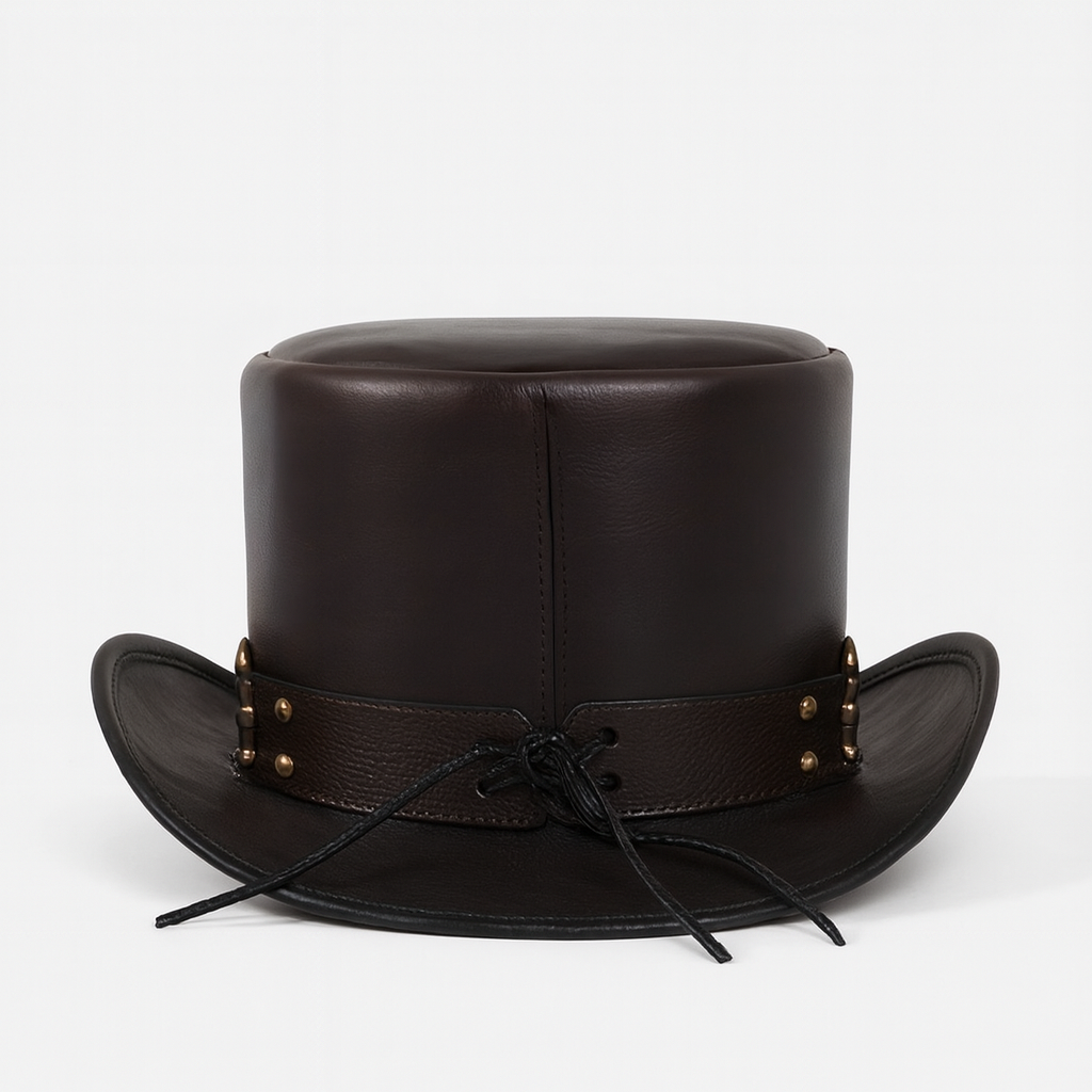 Three Sizes of Faux Leather Hats for Men And Women, Presidential Style.