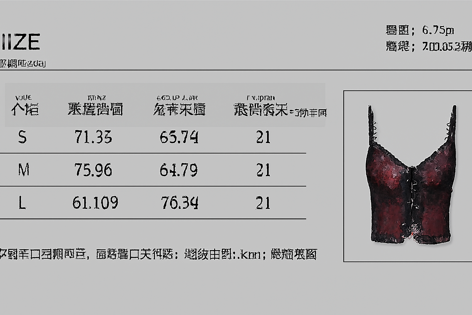 Lace Backless Gothic Crop Top with Adjustable Straps