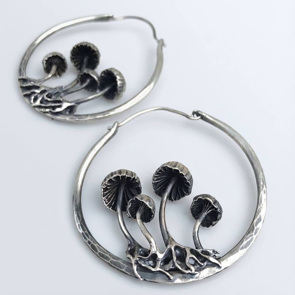 Gothic Hollow Mushroom Fashion Earrings Bohemian Style Women's Earrings Jewelry Gifts
