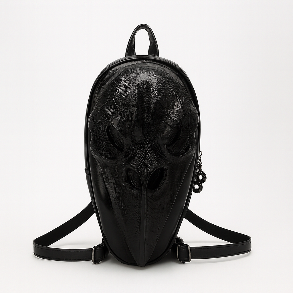 A Vintage Medieval-Style Backpack Designed Like a Plague Doctor'S Bag, Featuring a Bird Beak Design Made of Popular. This 3D Stereoscopic Backpack Is Suitable for Both Men And Women, Embodying a Fashionable New Trend with Rivet Punk And Gothic Casual Elem