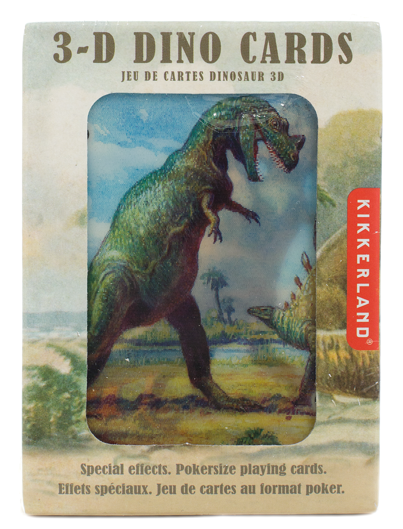 Dinosaur Playing Cards- 3D