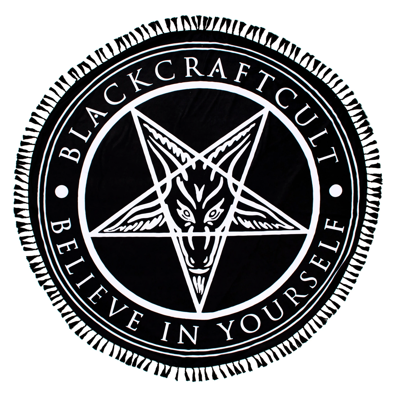 BLACKCRAFT CULT BELIEVE IN YOURSELF ROUND TOWEL