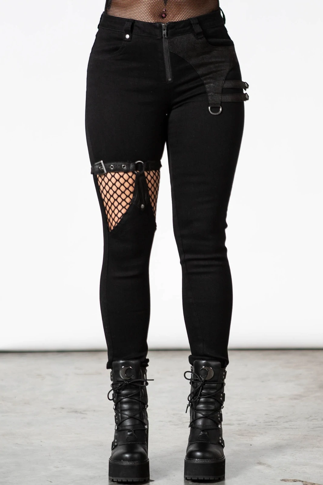 ti1658235613tl9aa42b31882ec039965f3c4923ce901b | Ripped jeans with fishnets,  Fashion tights, Fishnet outfit