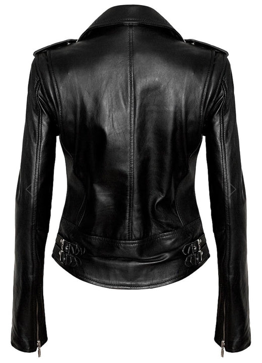 KILLSTAR VEGAN LEATHER MOTORCYCLE JACKET