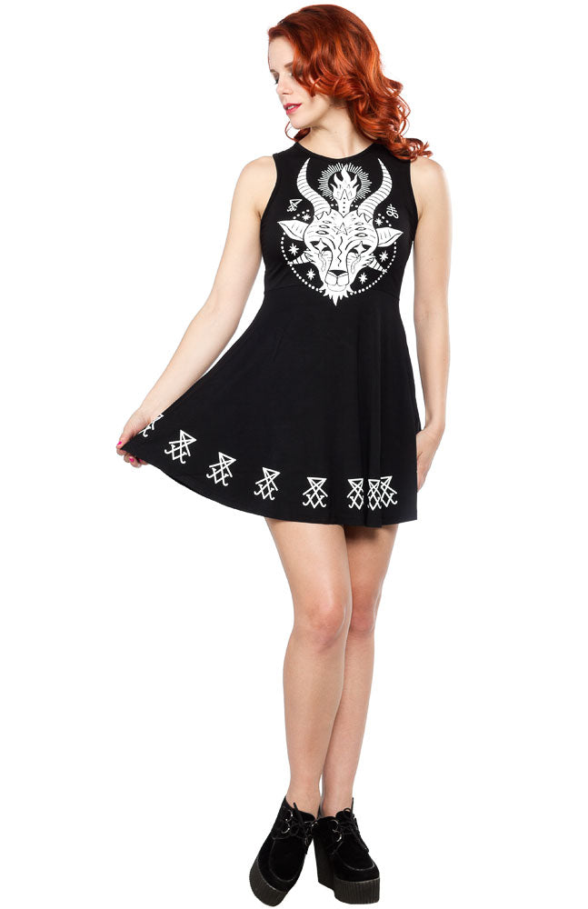 Killstar Lucine Skater Dress - a dress fit for a moon witch