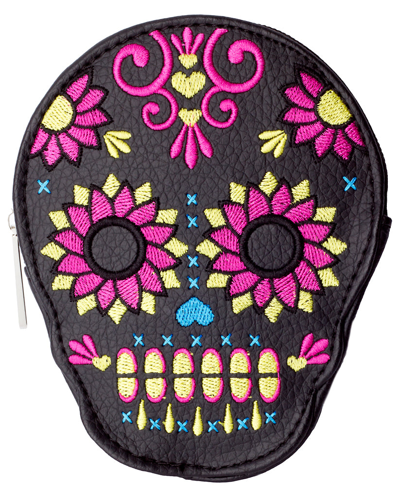 LOUNGEFLY SUGAR SKULL COIN PURSE