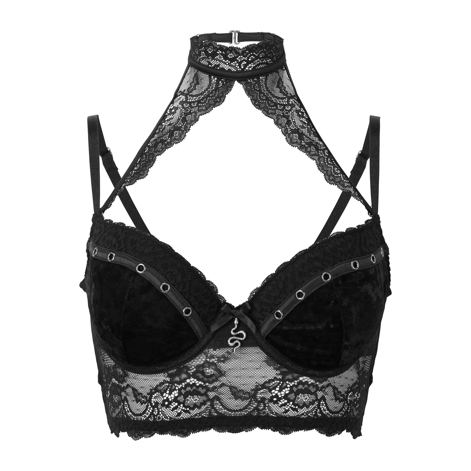 papier Carrie bra black キャリーブラ ブラック - キャミソール