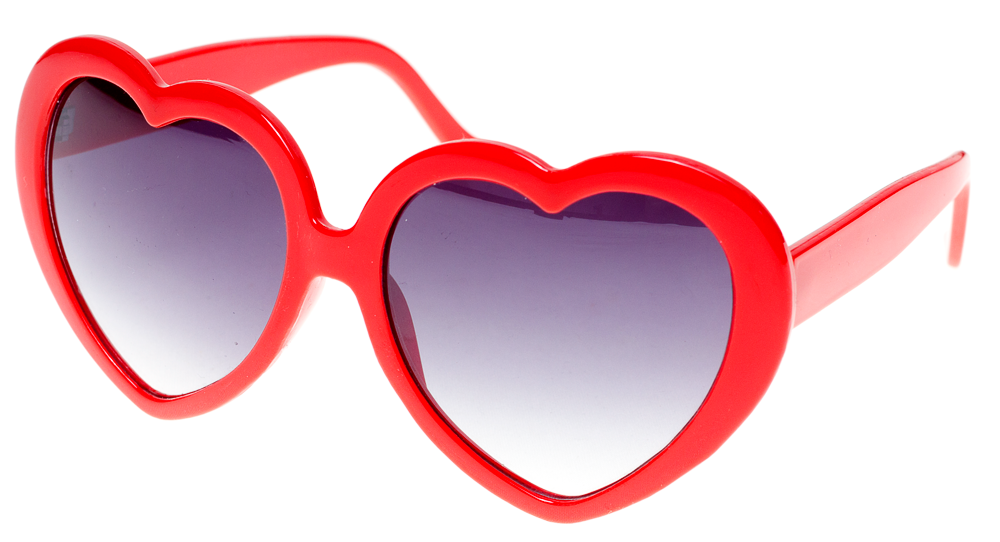 REVIVE LOLITAS HEART RED SUNGLASSES